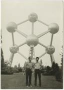 No Atomium em Bruxelas