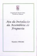 Livro de Actas de Assembleia de Freguesia de 1998 a 2001