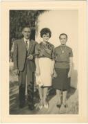 Ana Batuca com os pais